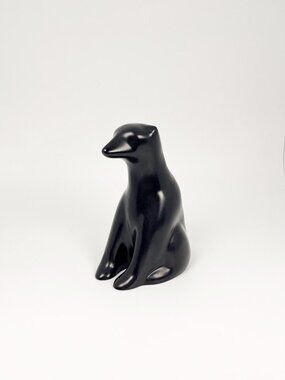 Vintage Pearlite Stonecraft black bear - made in Canada